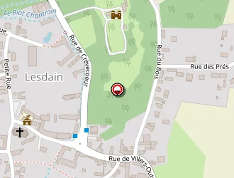 Carte de E. Bouré à Lesdain