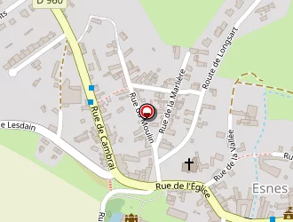 Carte de Stade Multisports à Esnes