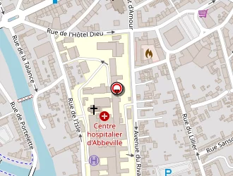 Carte de Le Rivage à Abbeville