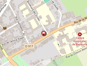 Carte de Mce Picardie à Bapaume