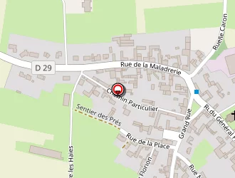 Carte de Bodelot David à Grévillers