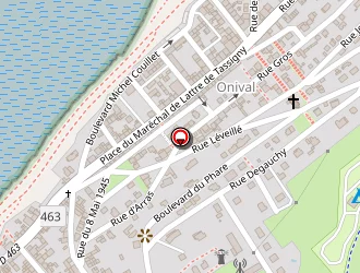 Carte de Salle Polyvalente Gérard Philippe à Ault