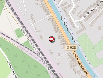 Carte de Les Trois Roses à Abbeville