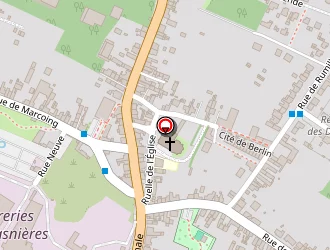 Carte de Carrefour Express à Masnières