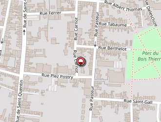 Carte de Mini Stade Jean Bracq à Caudry