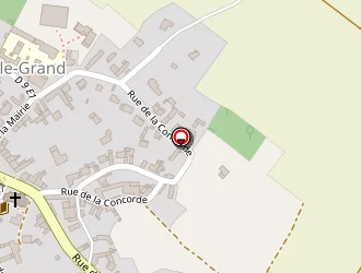 Carte de La Poste à Achiet-le-grand