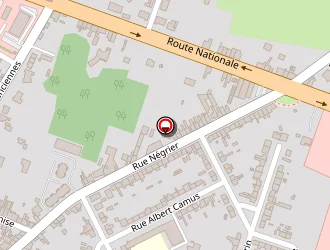 Carte de Salle Paul Bert à Caudry