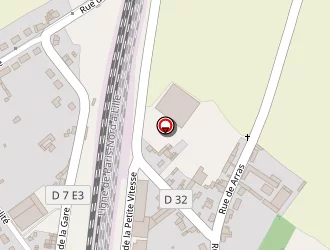 Carte de Ecole Jacques Prévert à Achiet-le-grand