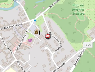 Carte de Cafe Du Centre à Proville