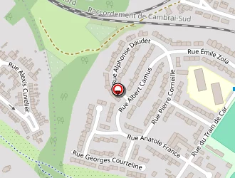 Carte de Deloffe Richard à Cambrai