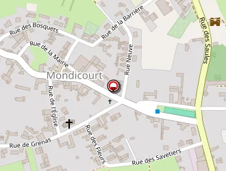 Carte de Cattiau Jean à Mondicourt