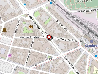 Carte de Big Bazar à Cambrai