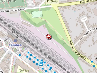 Carte de Schricke Frédérique à Cambrai