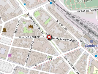 Carte de Cécilia Coiffure à Cambrai