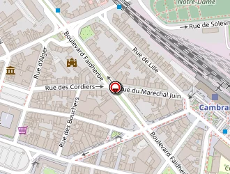 Carte de Groupama à Cambrai