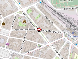 Carte de Le Petit Riad à Cambrai