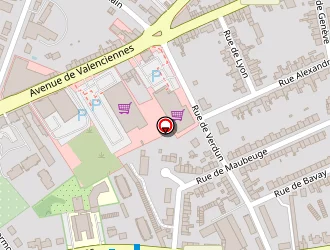 Carte de Les Amandines à Cambrai