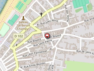 Carte de Stade à Cayeux-sur-mer