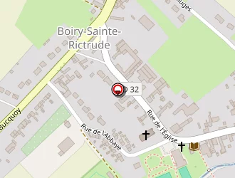 Carte de Roussel à Boiry-sainte-rictrude