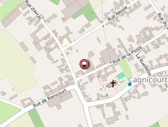 Carte de La Poste à Cagnicourt