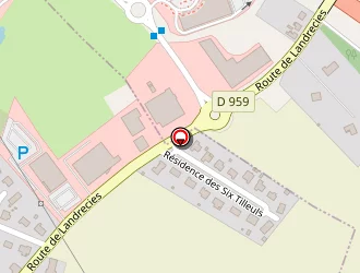 Carte de L'orange Bleue à Hautmont