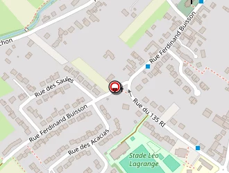 Carte de Salle Léo Lagrange à Agny