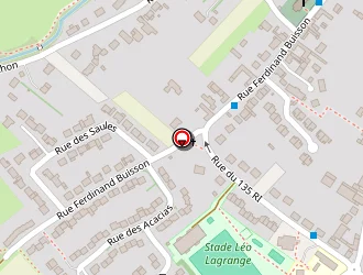 Carte de Stade Léo Lagrange à Agny