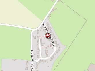 Carte de La Main Verte à Ruesnes