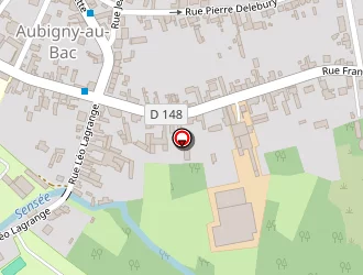 Carte de La Poste à Aubigny-au-bac