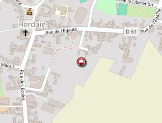 Carte de Vandevelde Eric à Hordain