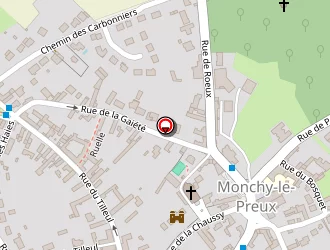 Carte de Unéal à Monchy-le-preux