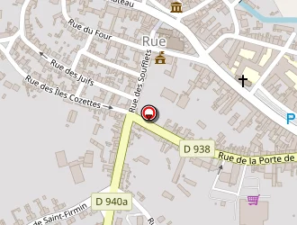 Carte de La Poste à Rue