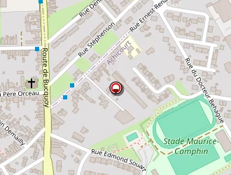 Carte de Saint Hubert à Achicourt