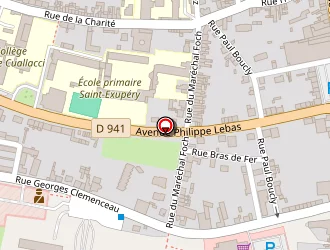 Carte de Gendarmerie à Frévent