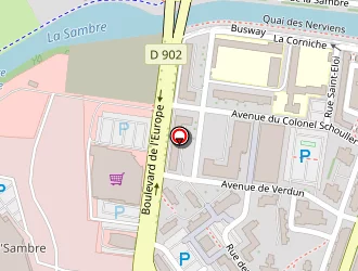 Carte de Sce Penitentiaire Insertion Probation Dir Interregionale Sces Penitentiaires à Maubeuge