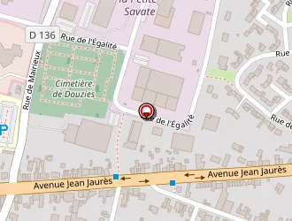 Carte de Patfoort Brigitte à Maubeuge