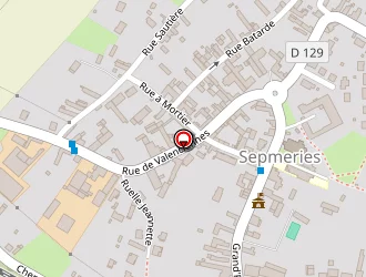 Carte de Eam à Sepmeries