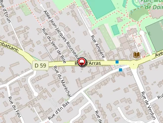 Carte de Pro-secrétariat à Dainville