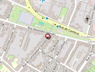 Carte de Chevallier Vincent à Arras