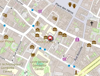 Carte de La Grande Librairie à Arras