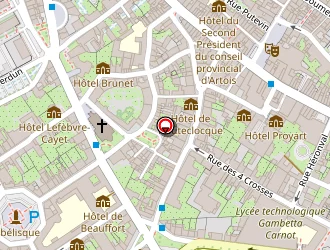 Carte de Collège Jehan Bodel à Arras