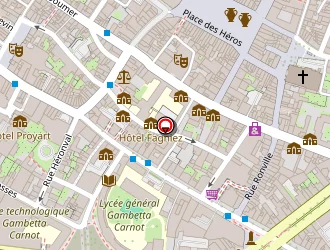 Carte de Coussemacq Jean- Louis Opticien à Arras