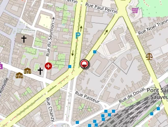 Carte de Centre De Soins Dentaires à Arras