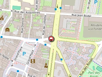 Carte de Hôtel Ibis à Arras