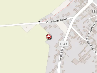 Carte de L.p.g. à Hamblain-les-prés