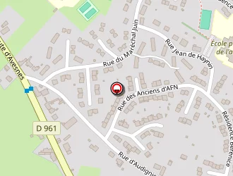 Carte de Lhote Gilbert à Bavay