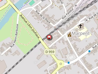 Carte de La Poste à Marpent