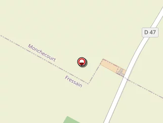 Carte de Unéal à Fressain