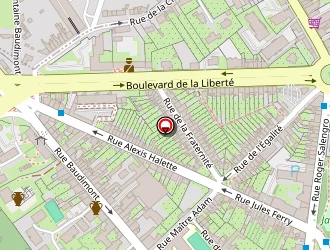 Carte de Cafe De La Prefecture à Arras