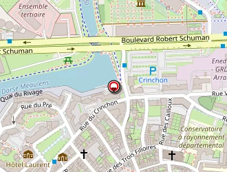 Carte de Syndicat Des Bouchers à Arras